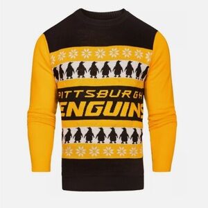 NHL Pittsburgh Penguins Men’s One Too Many Light Up Ugly Christmas Sweater XXL